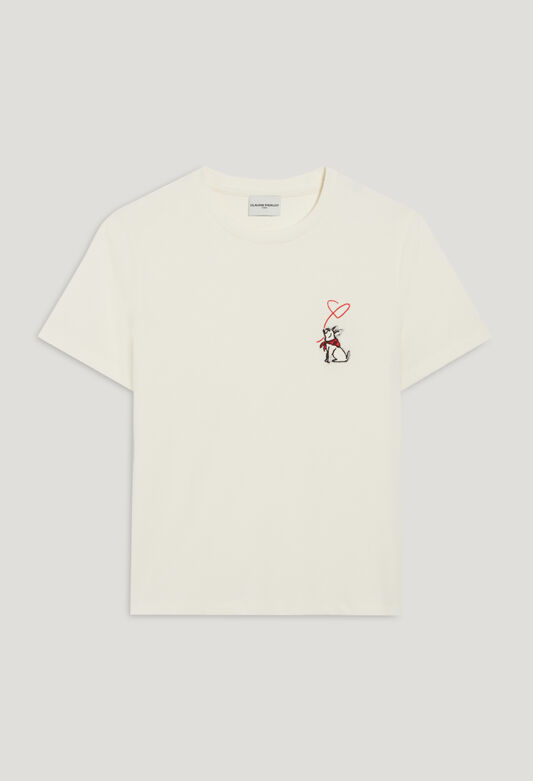 224TOTOUNI : weiße T-Shirts  farbe ECRU