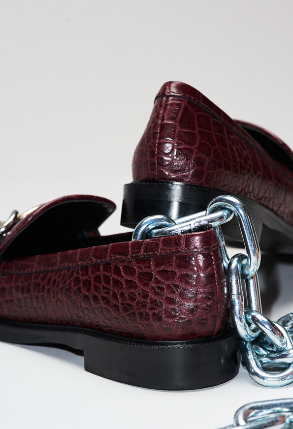 ACCORDCROCOH19 ACCORDCROCOH19 : Les Chaussures & Accessoires couleur Carmin