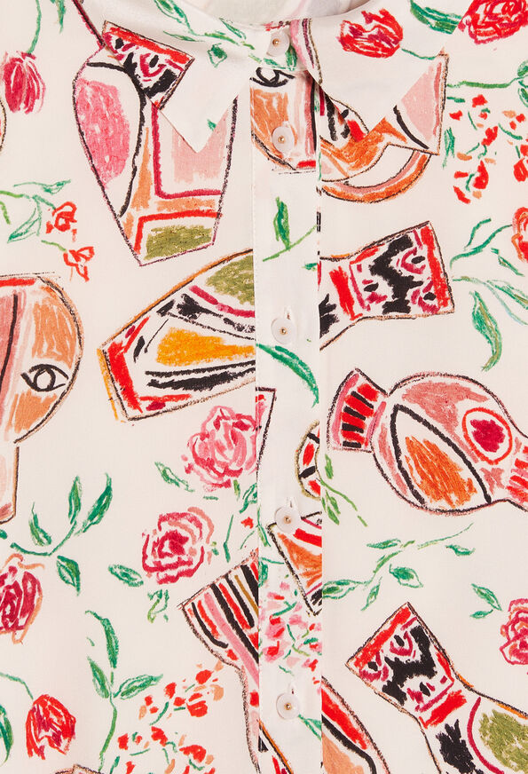 221ROSALINDA 221ROSALINDA : Kleider farbe PRINT CLAIR