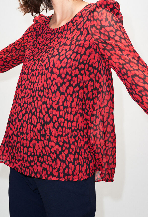 BANCLEOPARDH19 BANCLEOPARDH19 : Tops et Chemises couleur CERISE