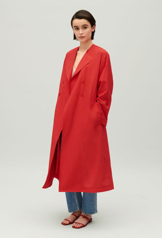 224GERALDINE : Trenchcoats  farbe ROUGE