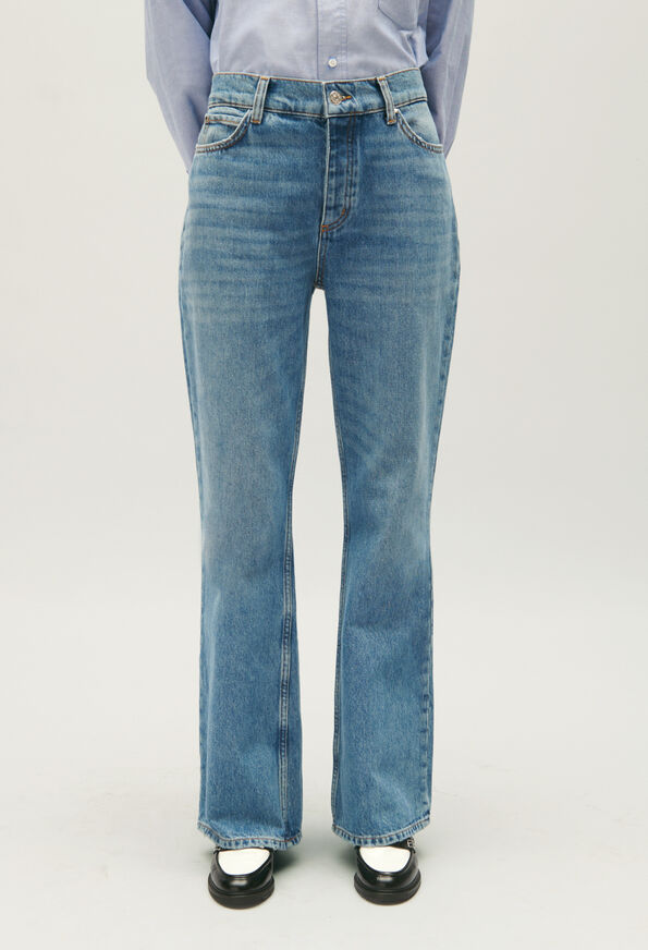 123PLANETEBLEU : Hosen & Jeans farbe DENIM MID BLUE