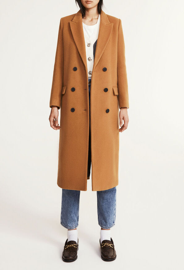 120GANTIANE 120GANTIANE : Manteaux et Blousons couleur OCRE