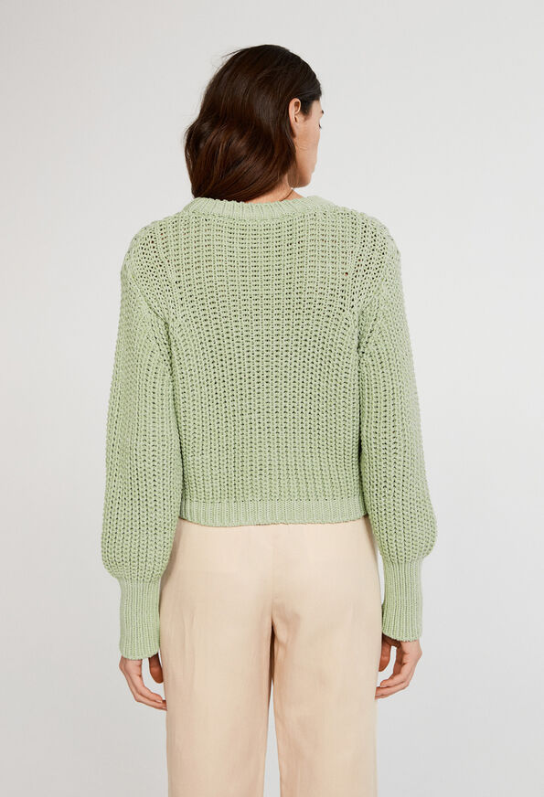 221MARTEAU 221MARTEAU : Maille & Sweatshirts couleur TILLEUL
