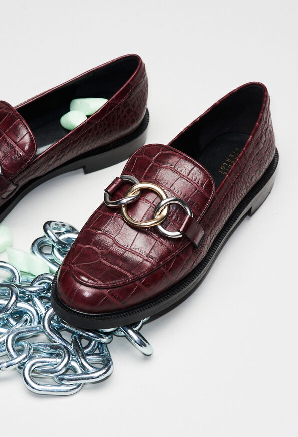 ACCORDCROCOH19 ACCORDCROCOH19 : Les Chaussures & Accessoires couleur Carmin