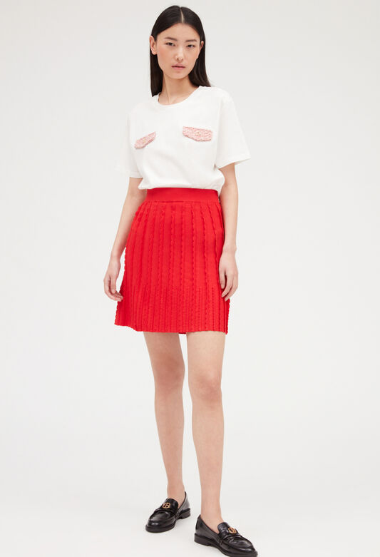 223MERINA : Röcke & Shorts farbe ROUGE