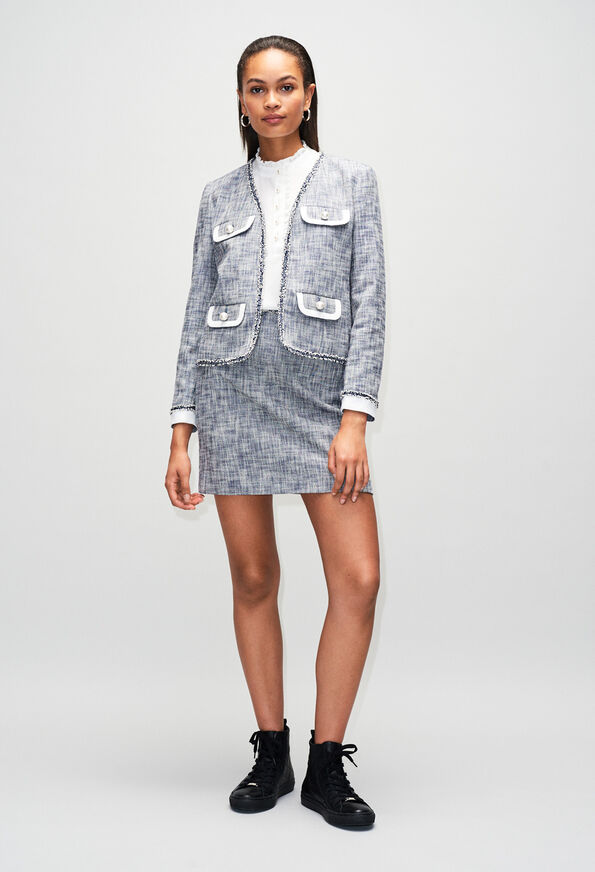 SEMILIAH19 SEMILIAH19 : Jupes et Shorts couleur CHAMBRAY FONCE - SHIRTING
