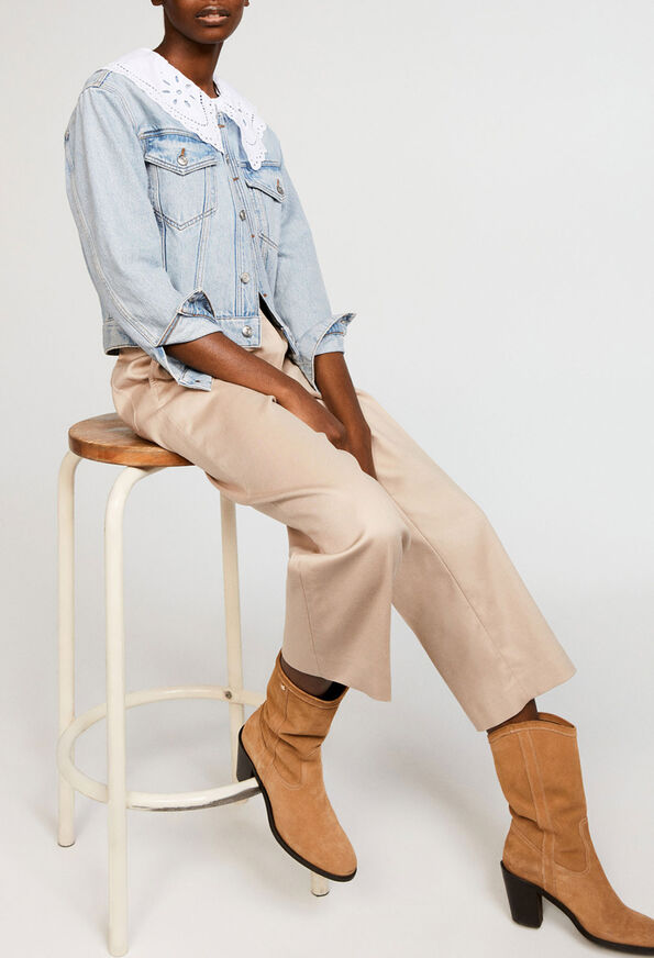 221POLKA 221POLKA : Pantalons et Jeans couleur BEIGE