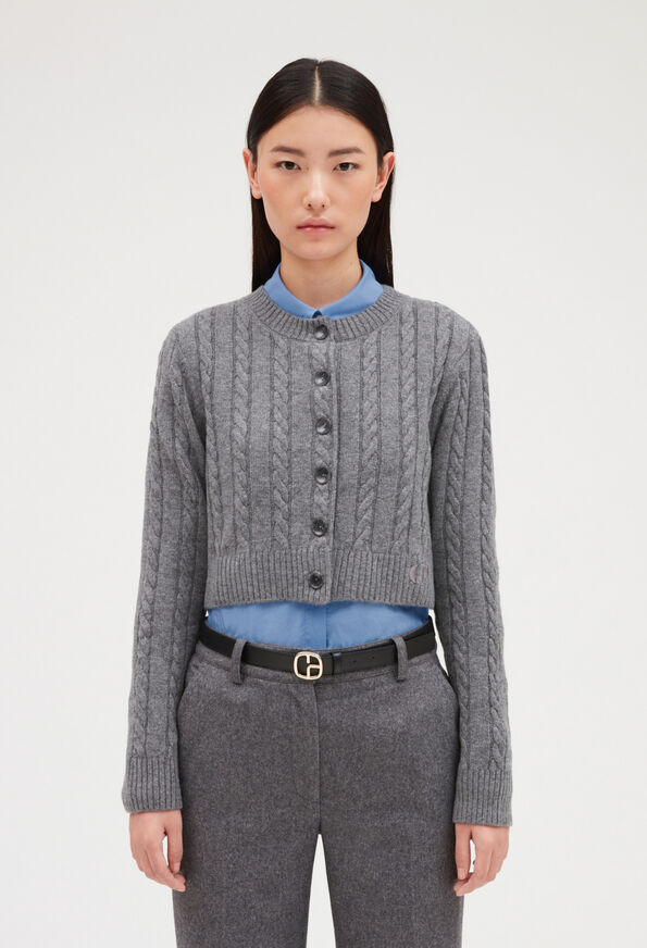 223MITAN : Strickwaren & Sweatshirts farbe GRIS CHINE