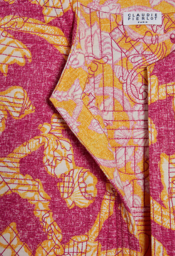 222VIEN 222VIEN : Jacken farbe PRINT CLAIR