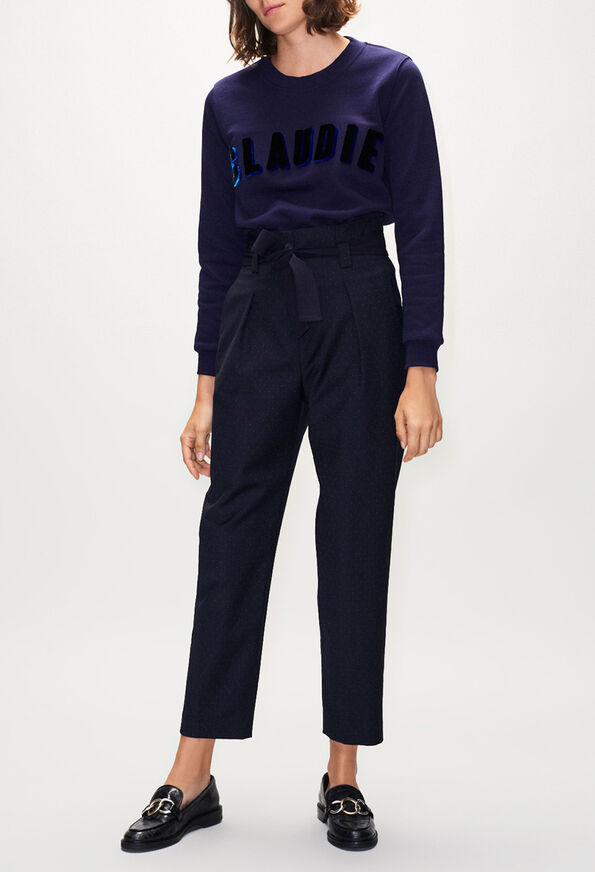 TOMYH19 TOMYH19 : Maille & Sweatshirts couleur MARINE