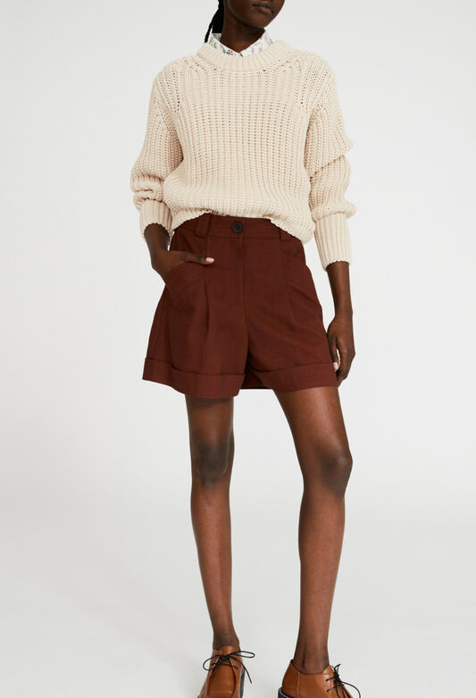 122ERYNE : Shorts  farbe MARQUETERIE