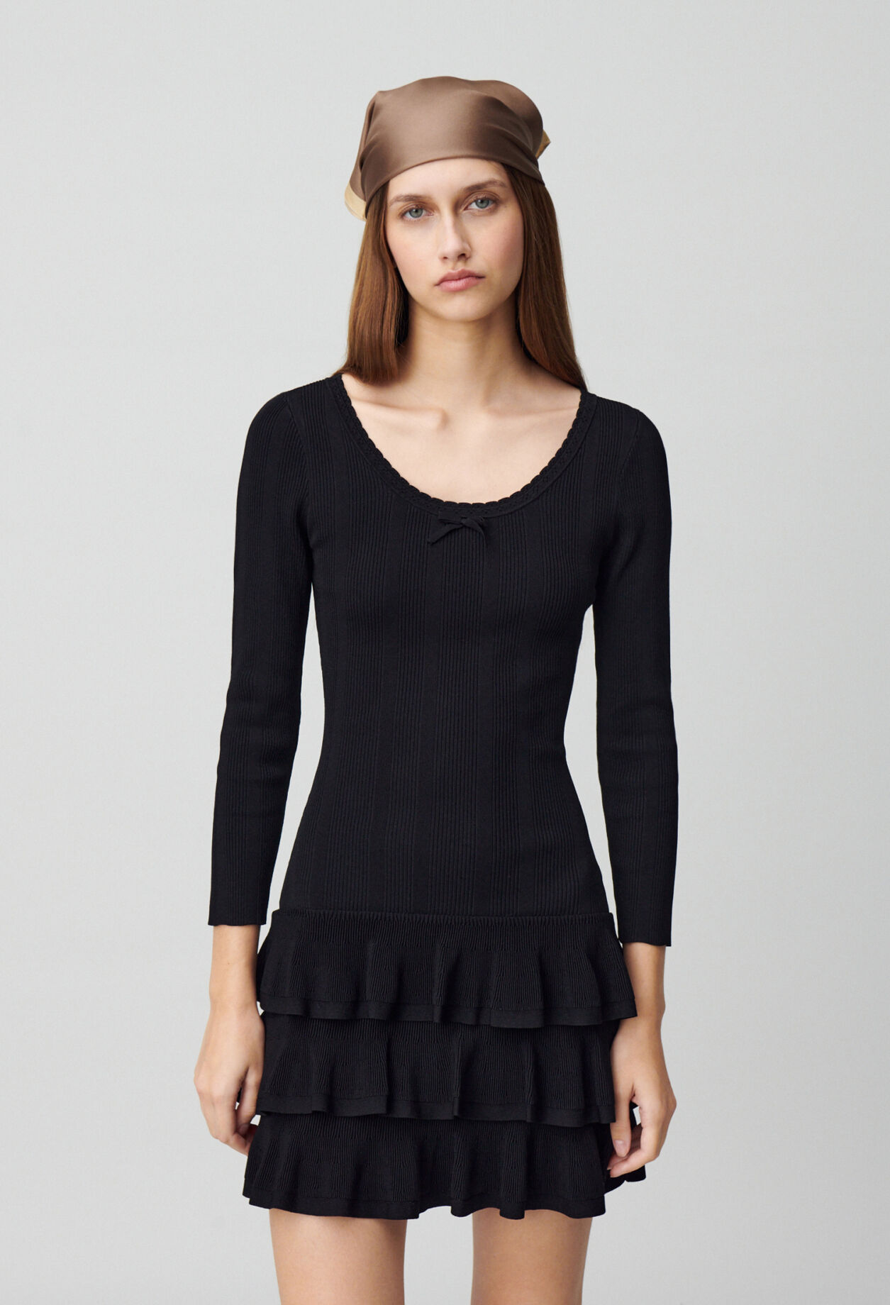 Kurzes Strickkleid
