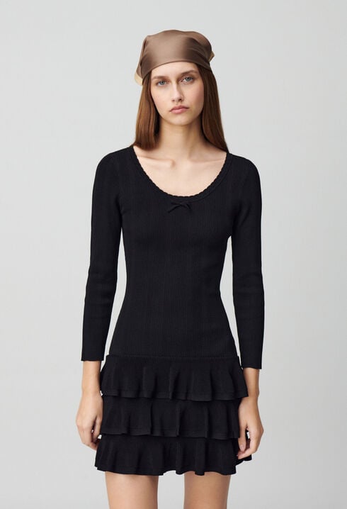 Kurzes Strickkleid