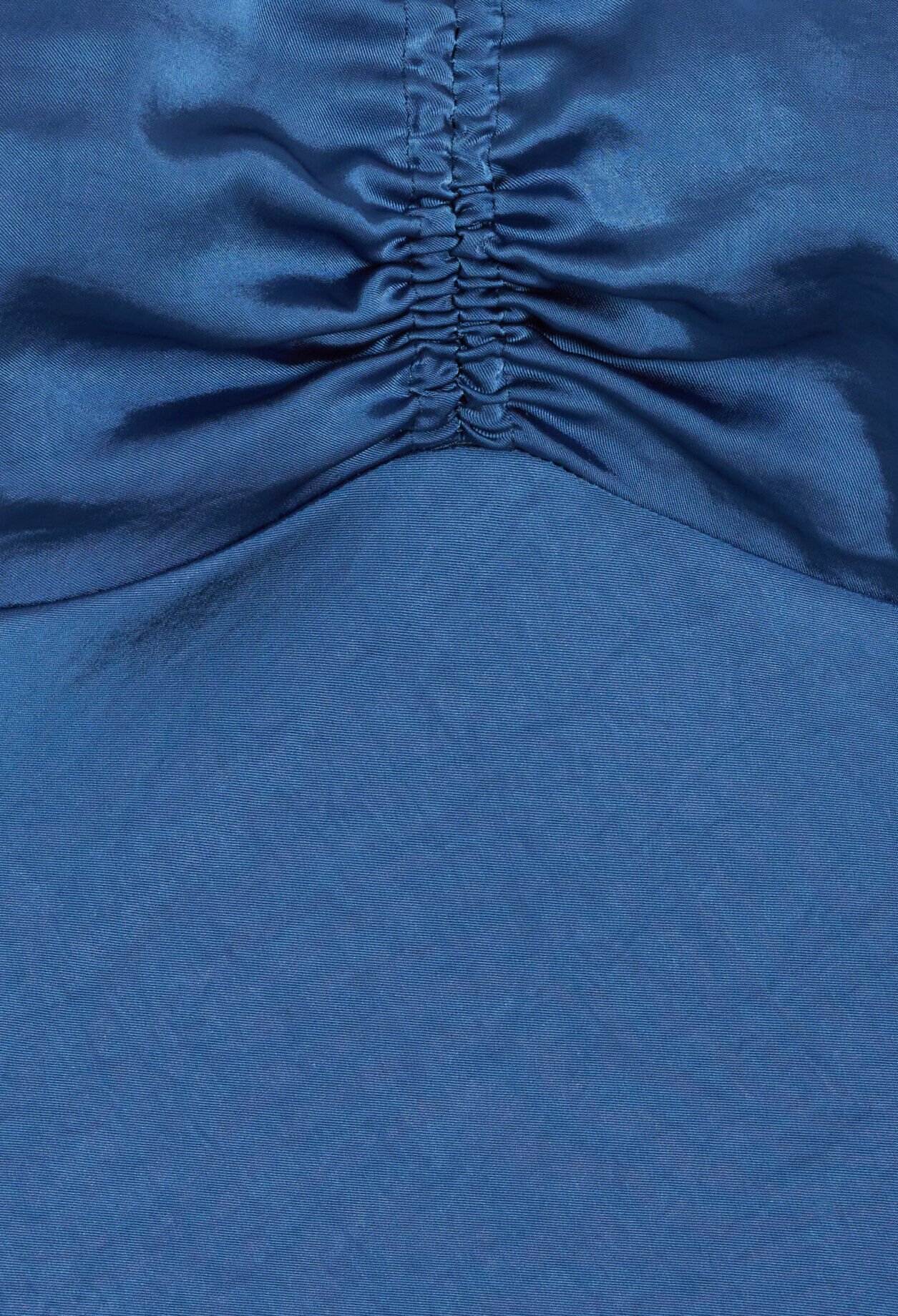 Langes Bustier-Kleid, blau