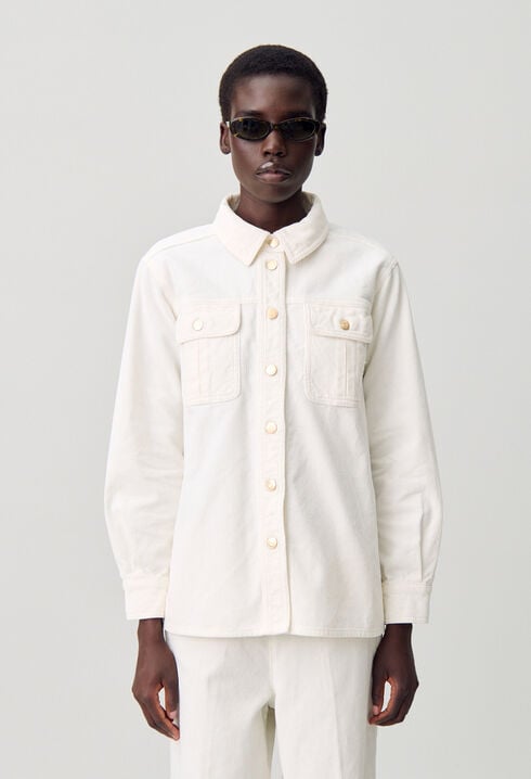 Samt-Overshirt