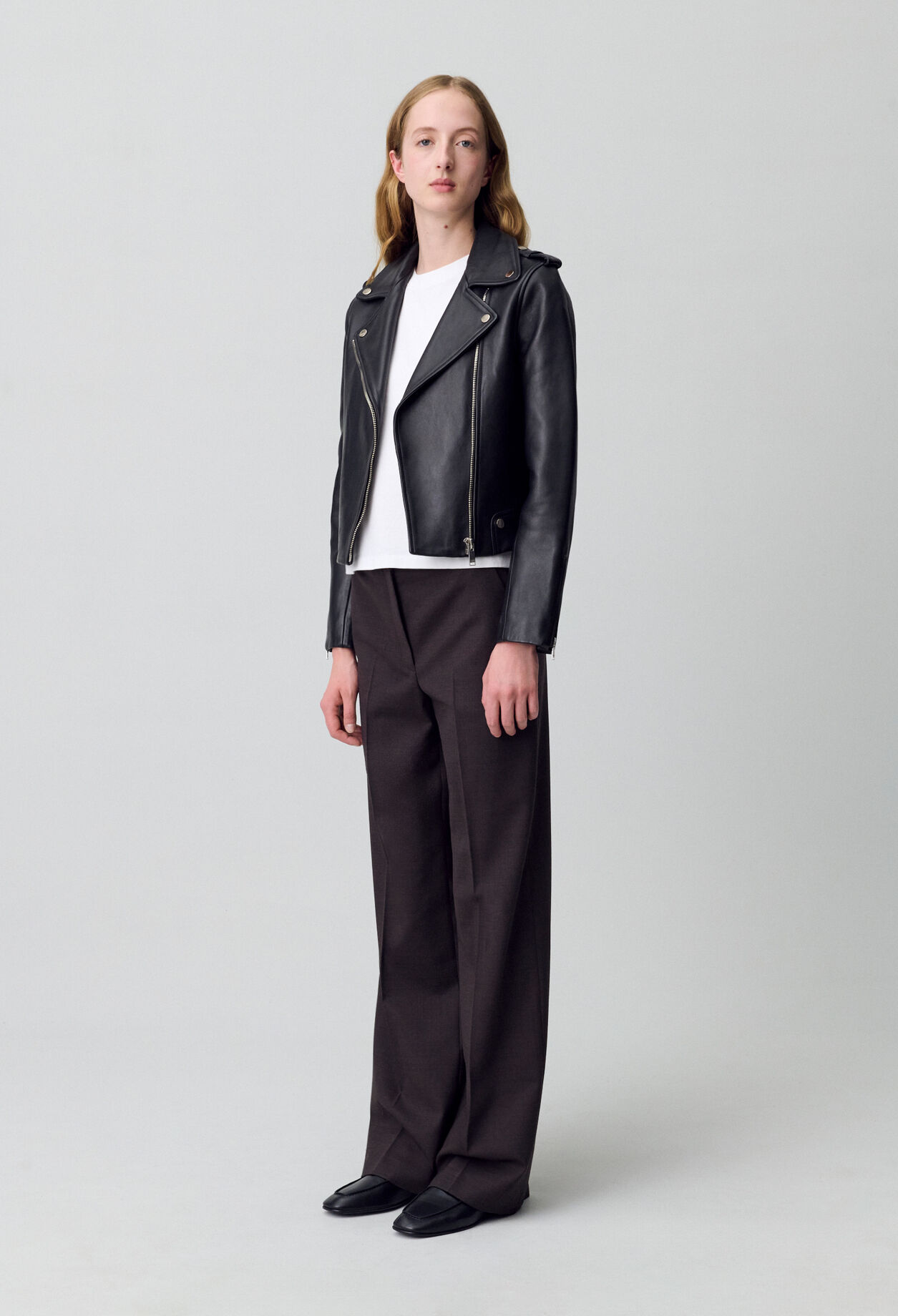 Leder Jacke