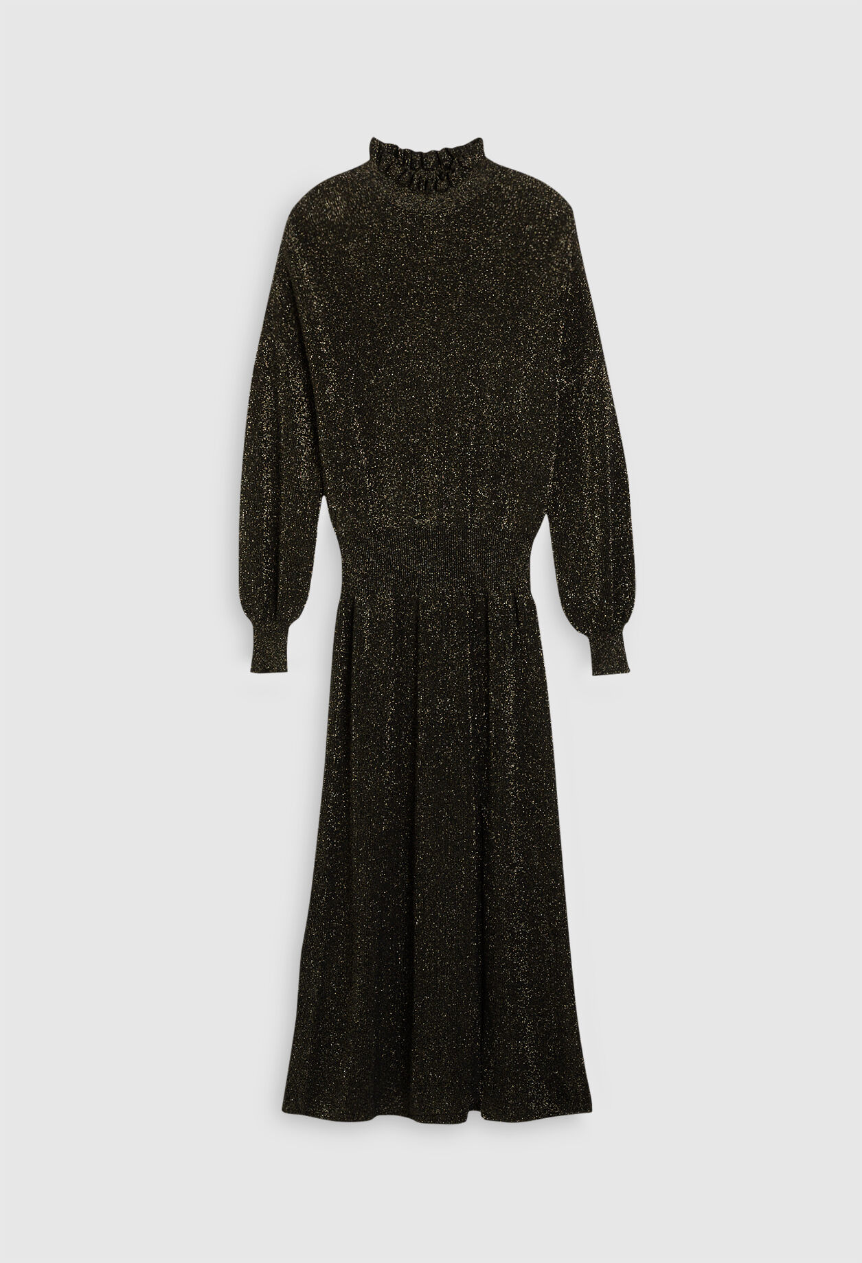 Langes Lurex-Kleid