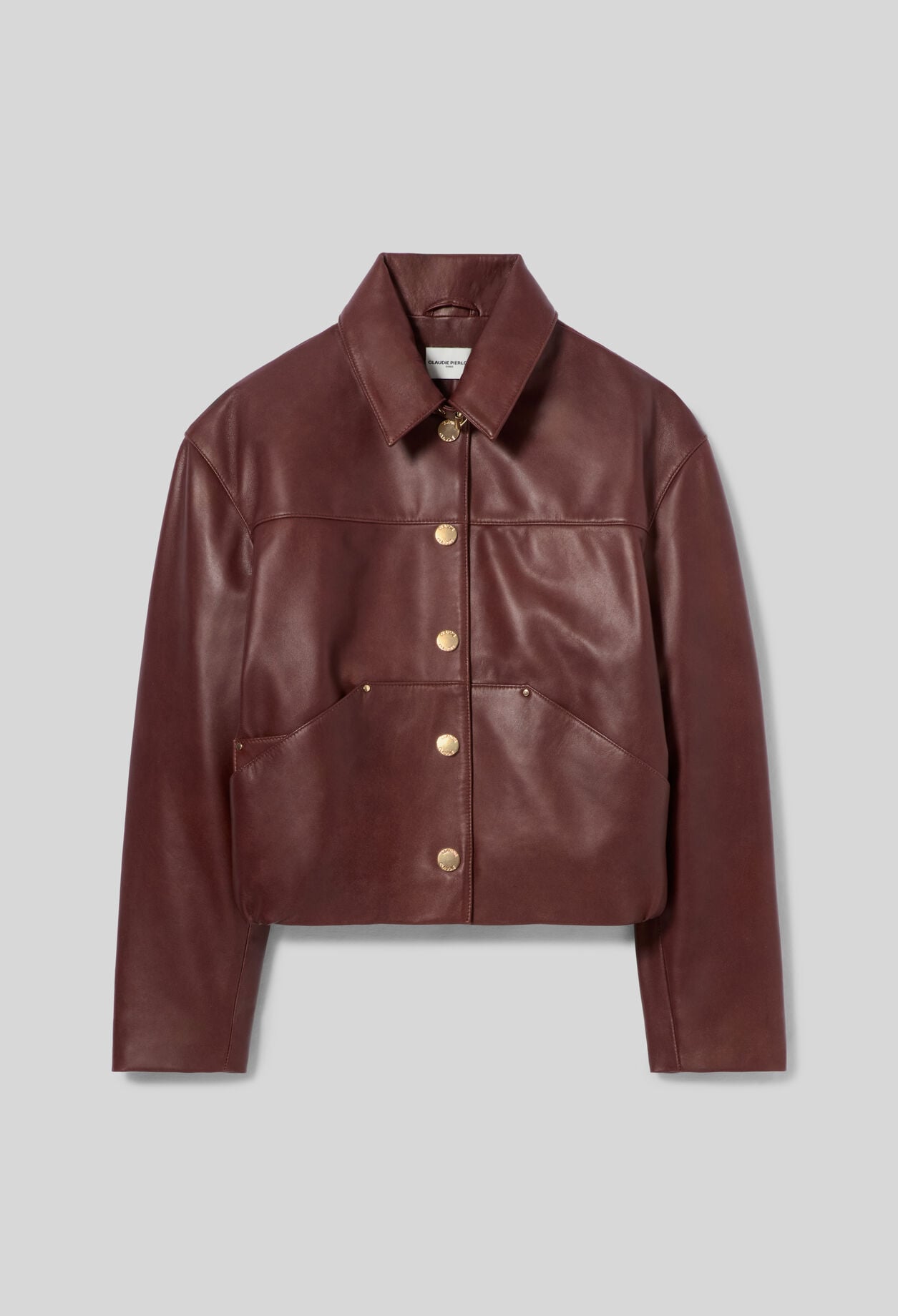 Kurze Lederjacke