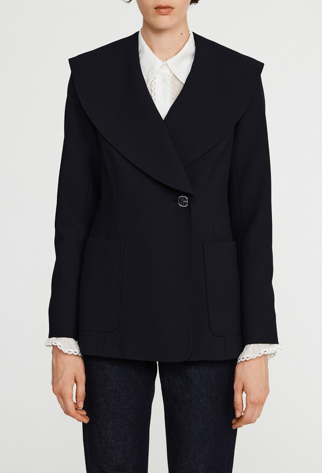 Jacke mit Matrosenkragen