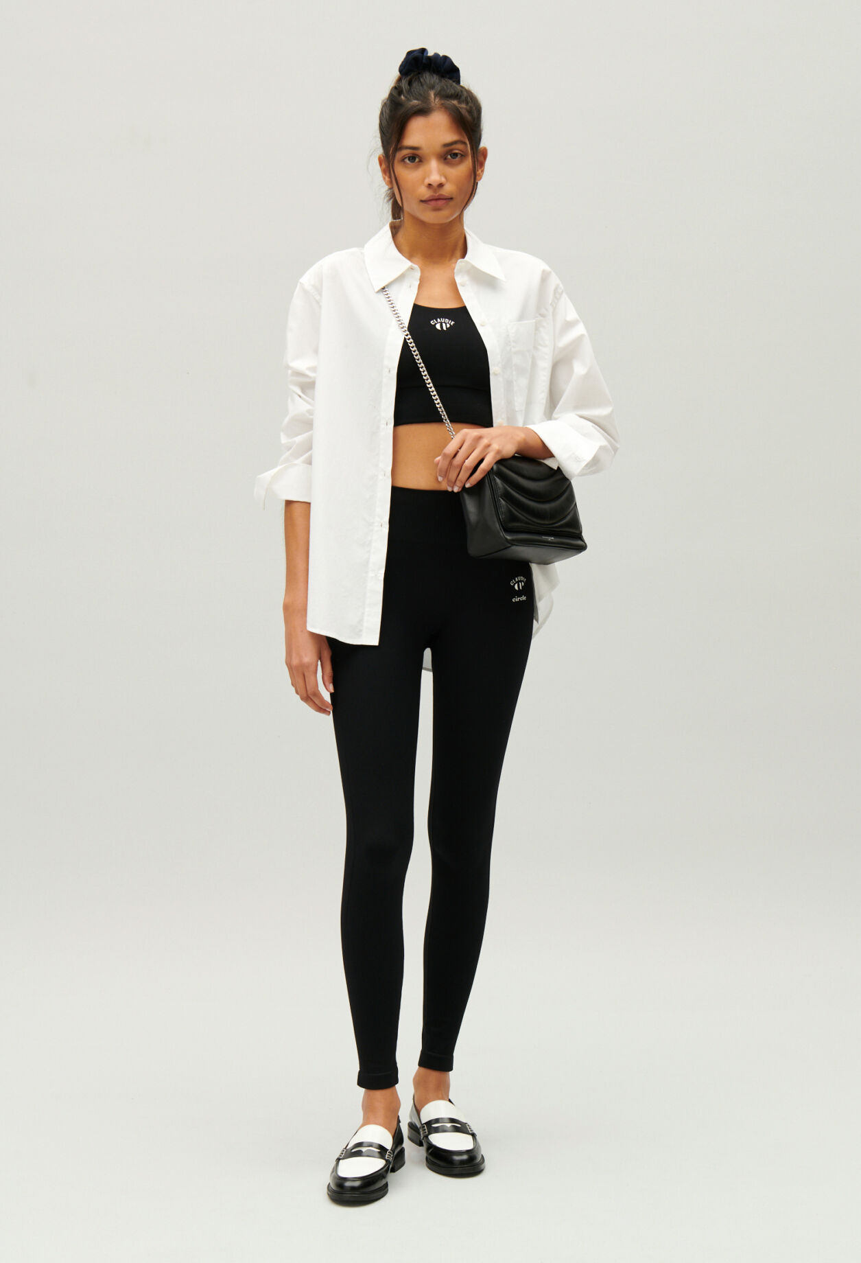 Schwarze Sportleggings Claudie x Circle