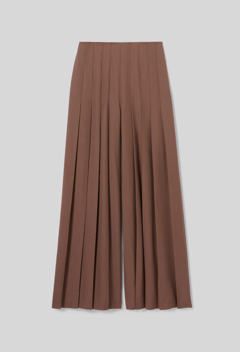 Weite Hose mit geradem Schnitt