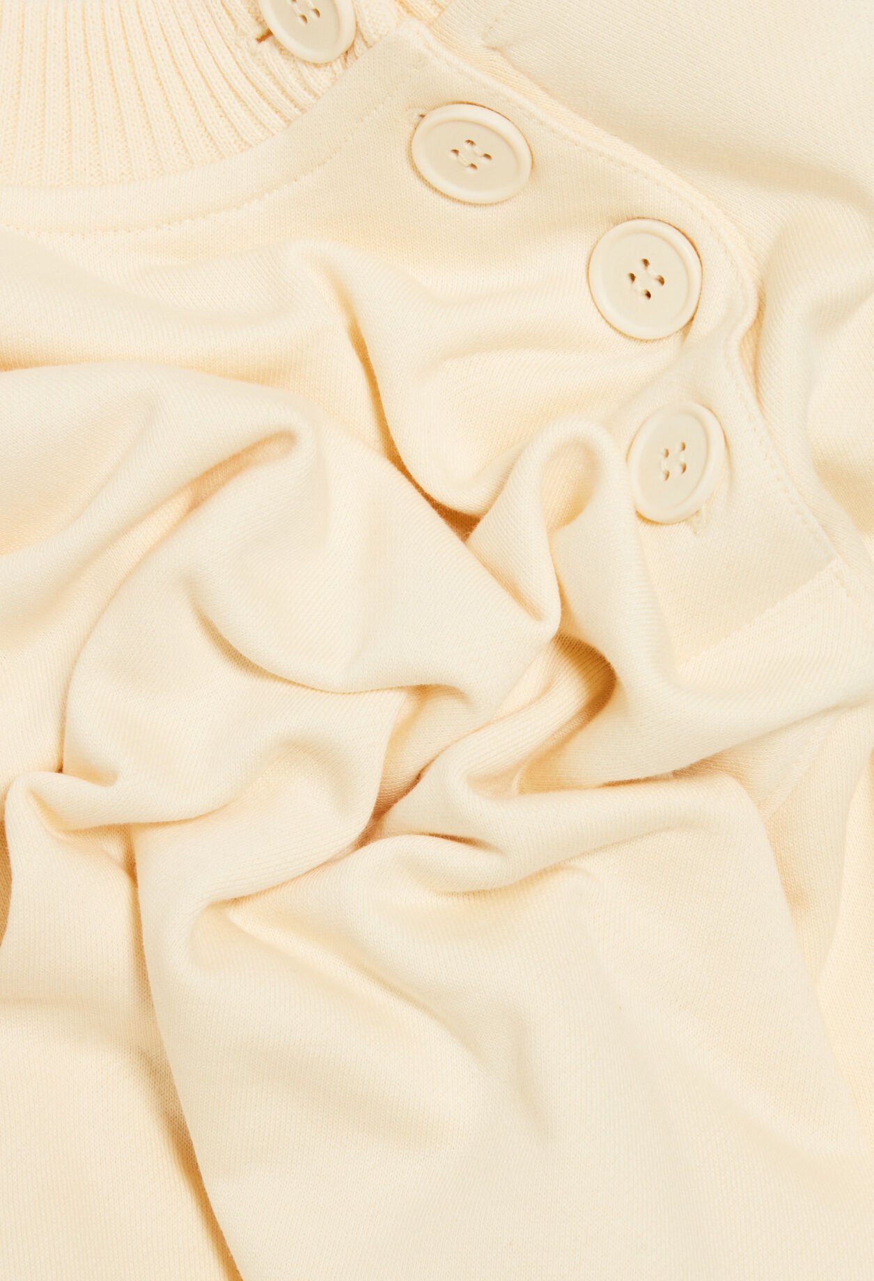 Sweatshirt mit Knopfbesatz