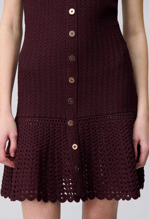Kurzes Häkelkleid