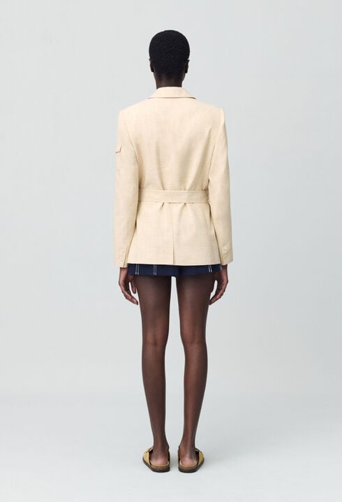 Gürtel-Safari-Jacke