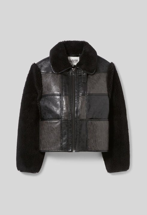 Bimaterialer Blouson
