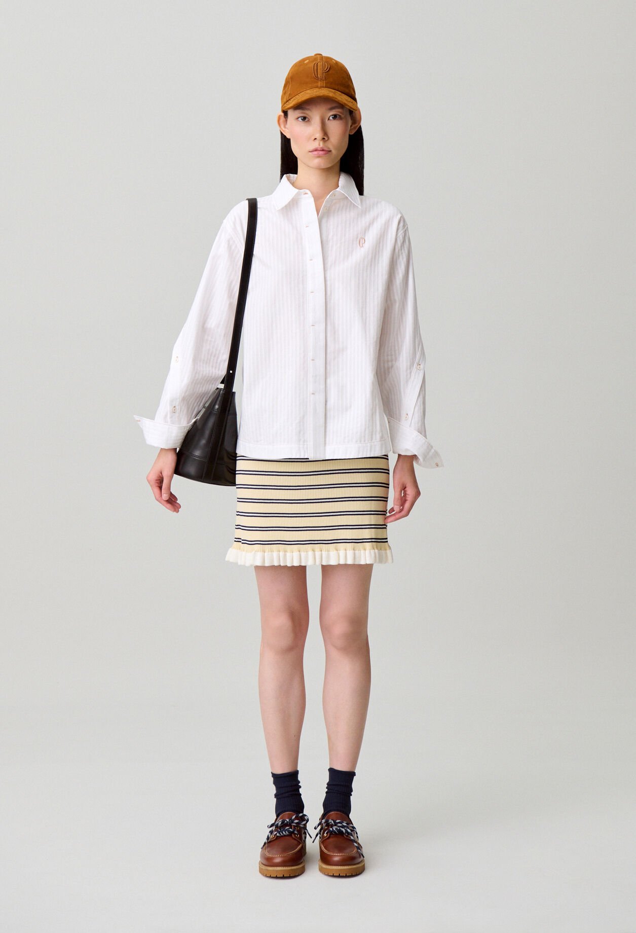 Gestreiftes Popeline-Hemd