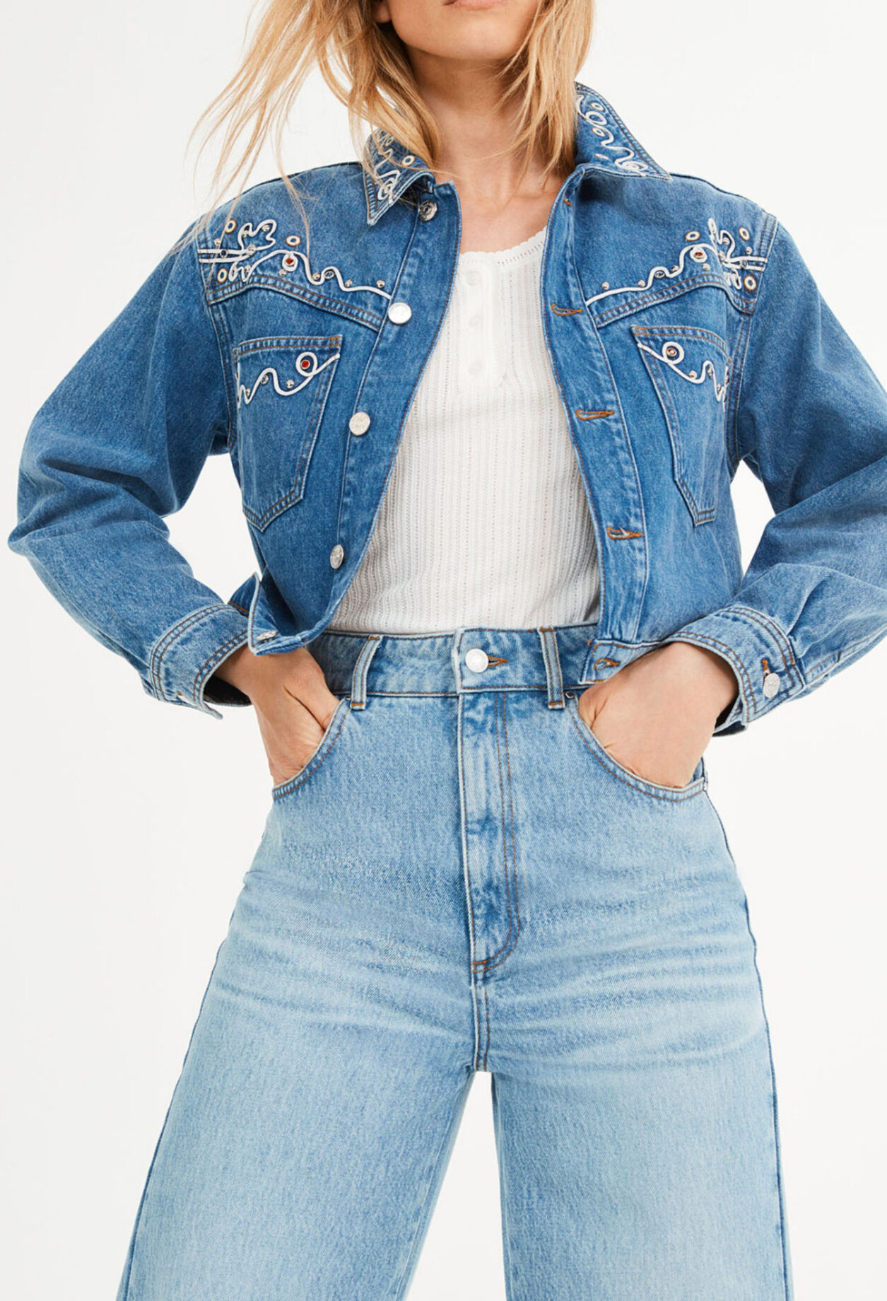 Blouson aus Denim