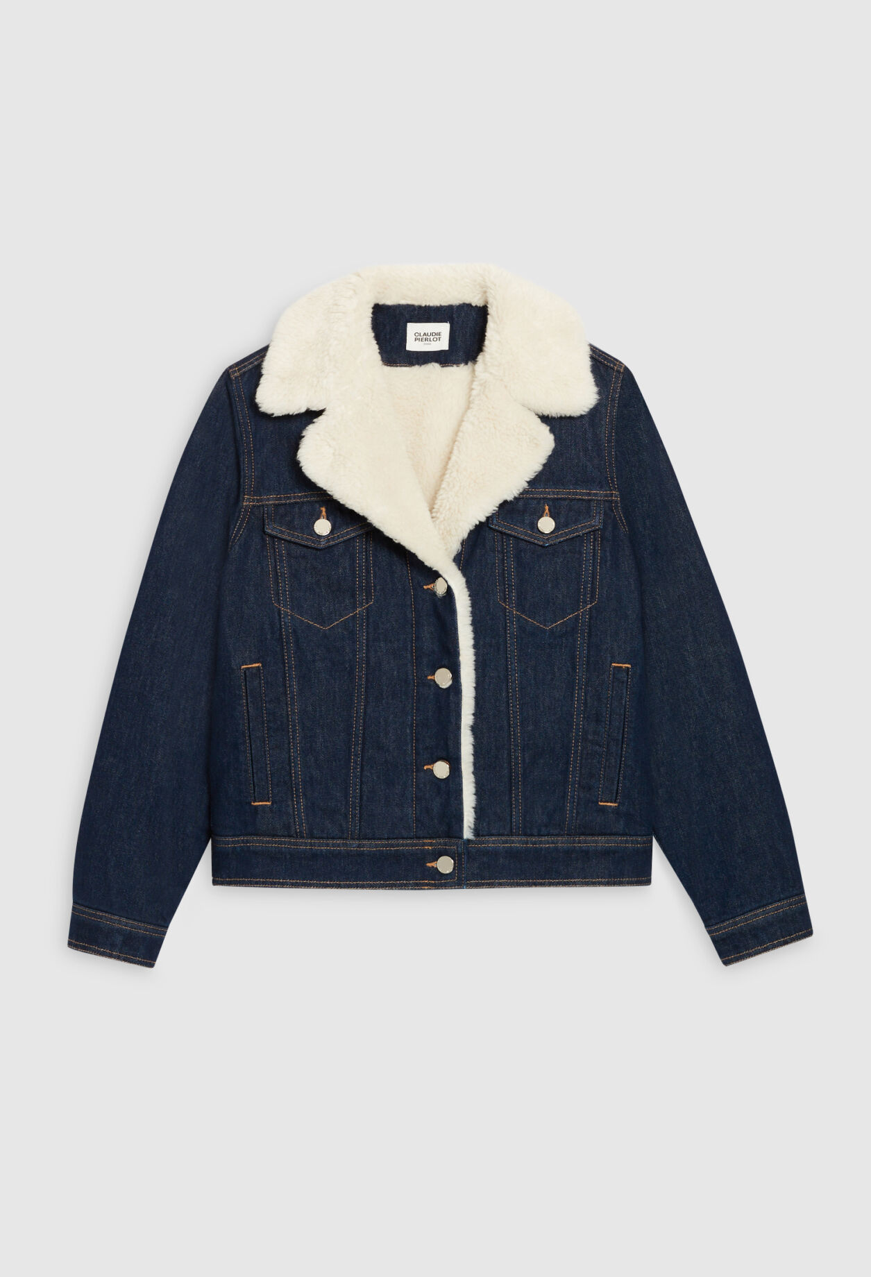 Gefütterter Blouson aus Pelzimitat
