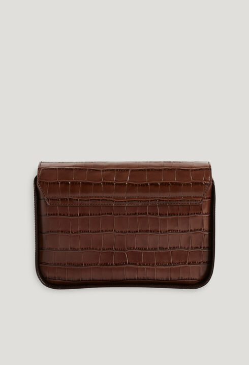 Braune Tasche Alix aus Materialmix