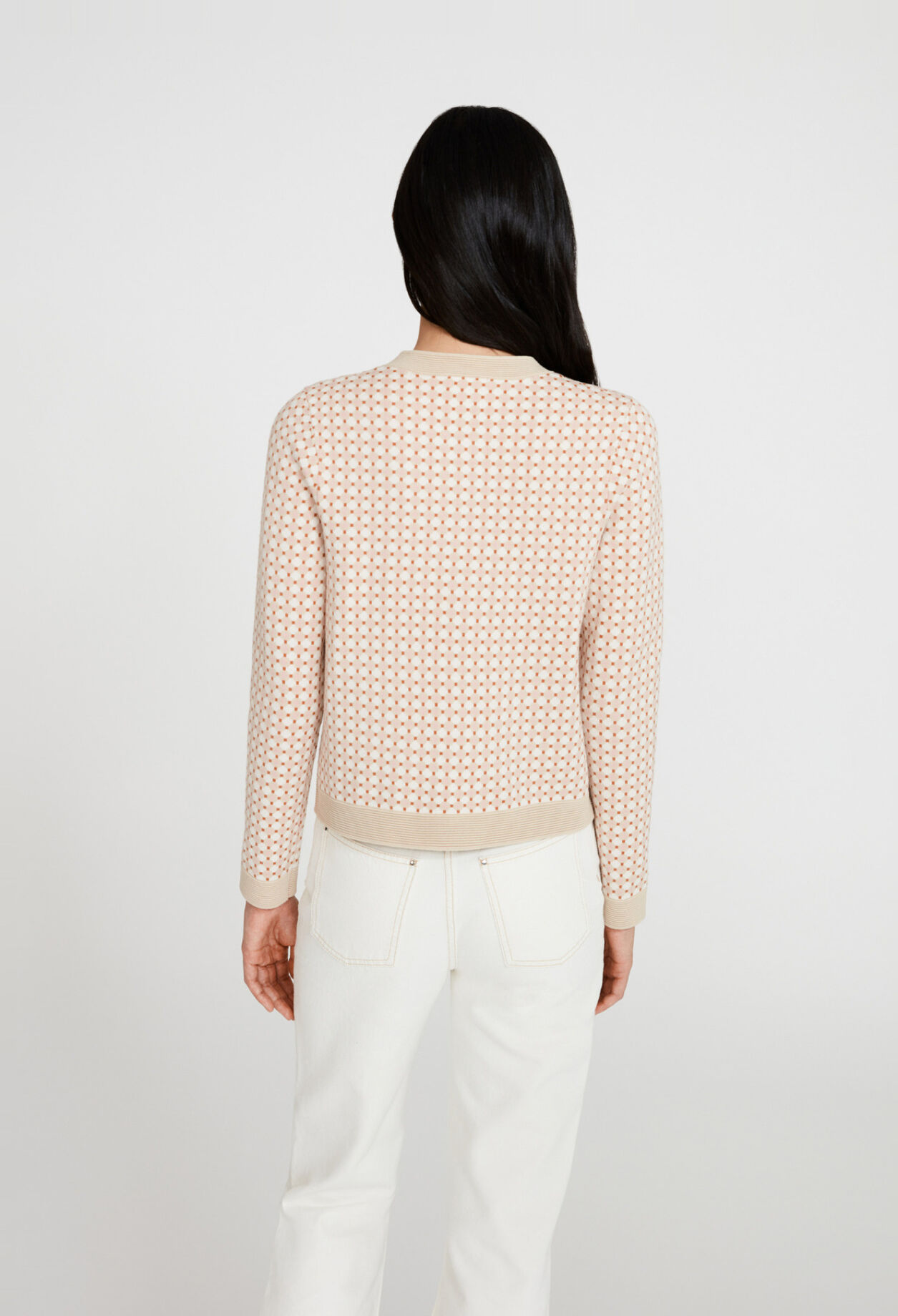 Strick-Cardigan mit Motiv