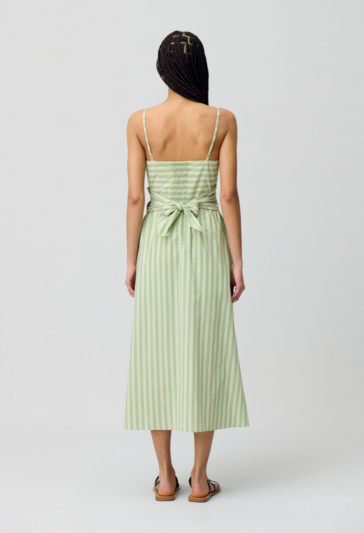 Langes Trägerkleid