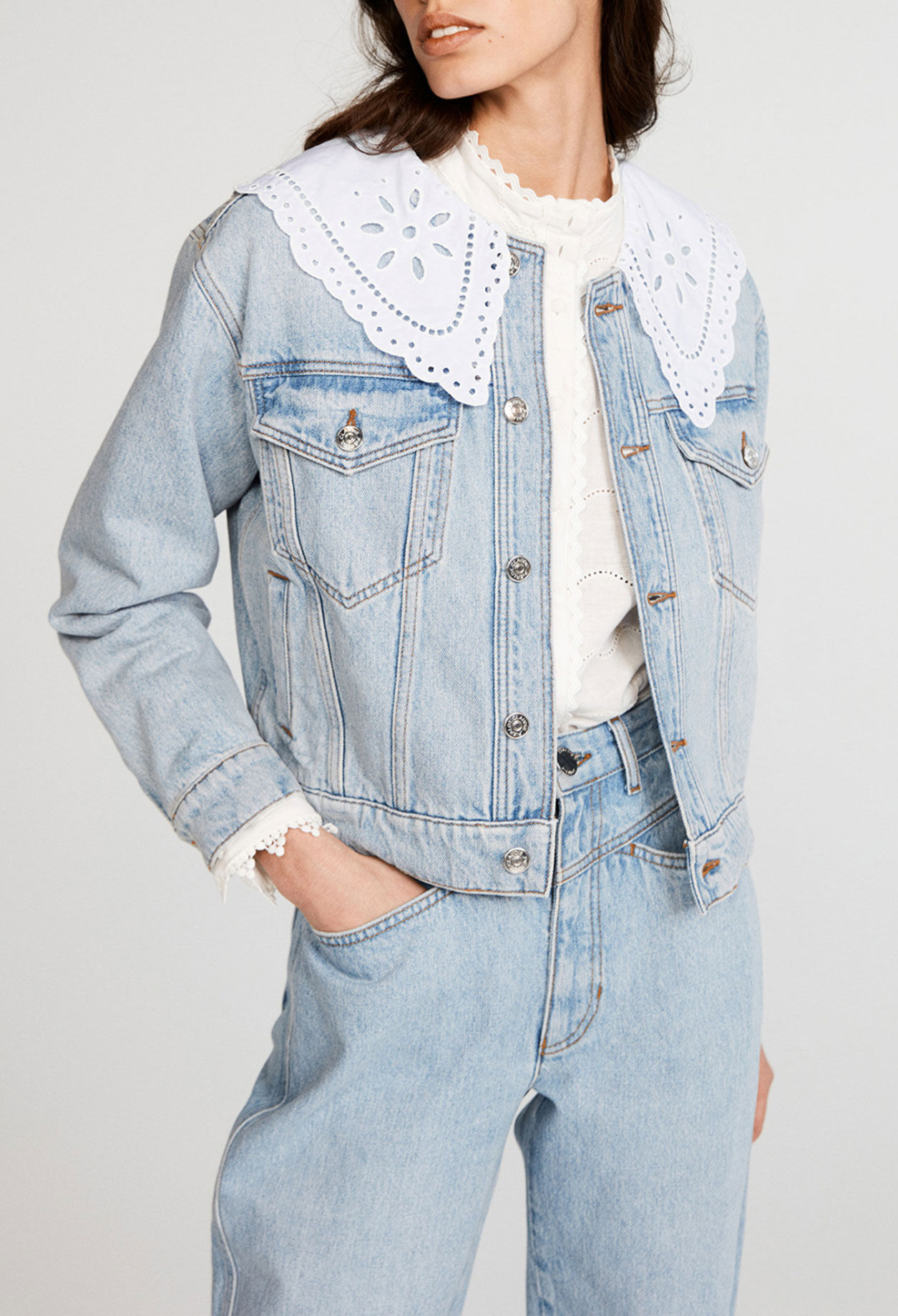 Jeans-Jacke aus Bio-Baumwolle