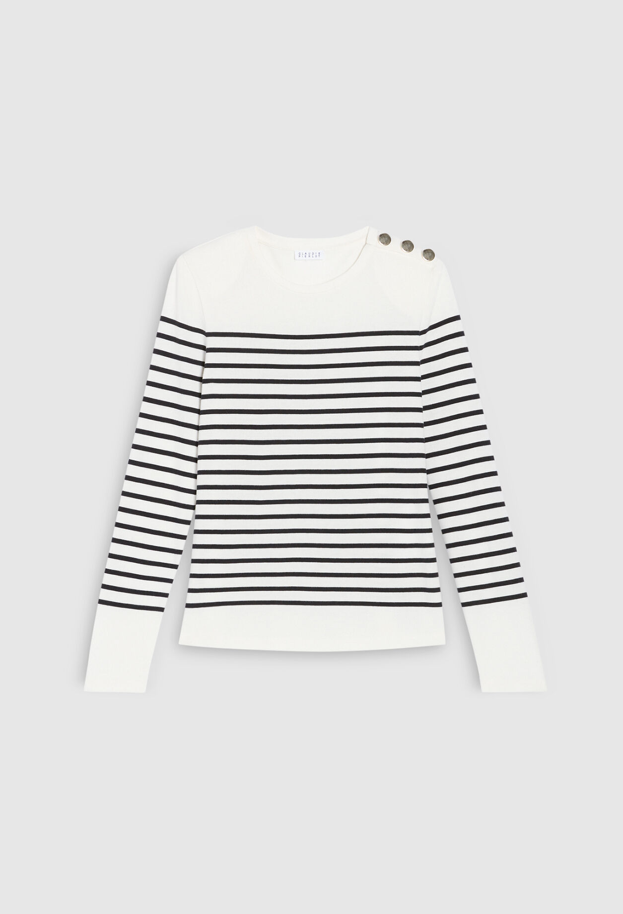 Matrosen-T-Shirt mit Knopf