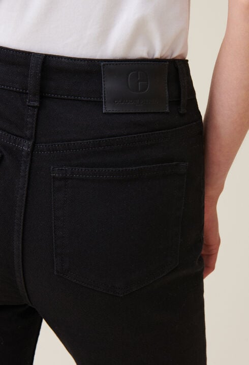 Schwarze Slim-Jeans