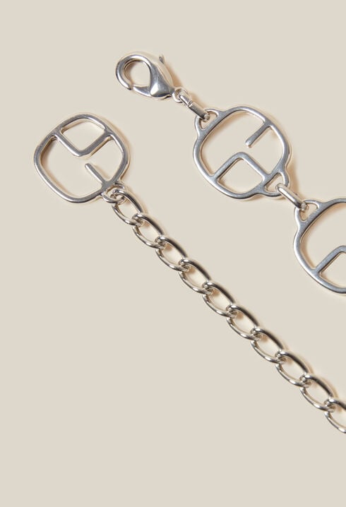 Monogrammgürtel mit verstellbarer Kette