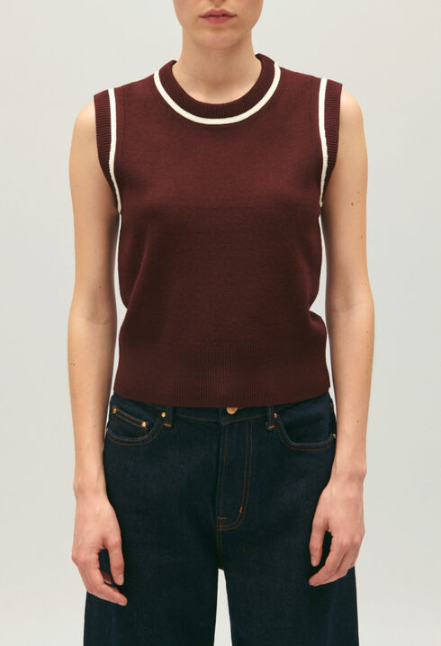 Strickpullover mit Streifen-Design