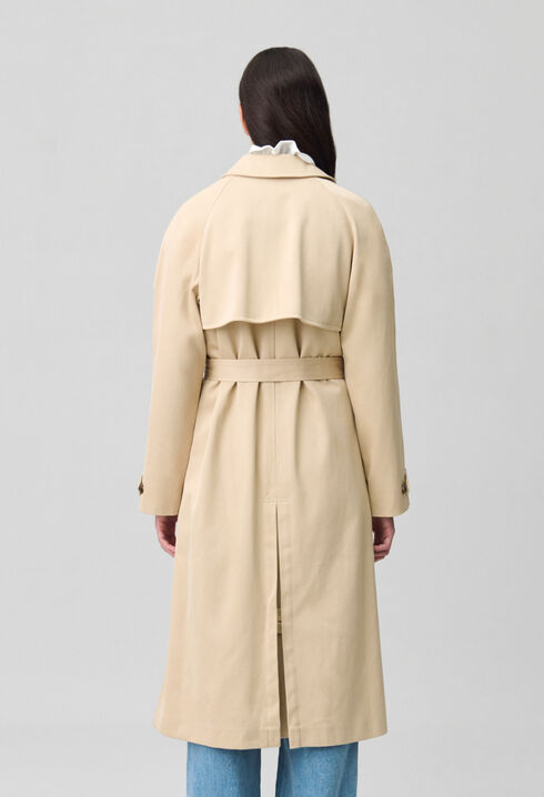 Klassischer 7/8-Trenchcoat