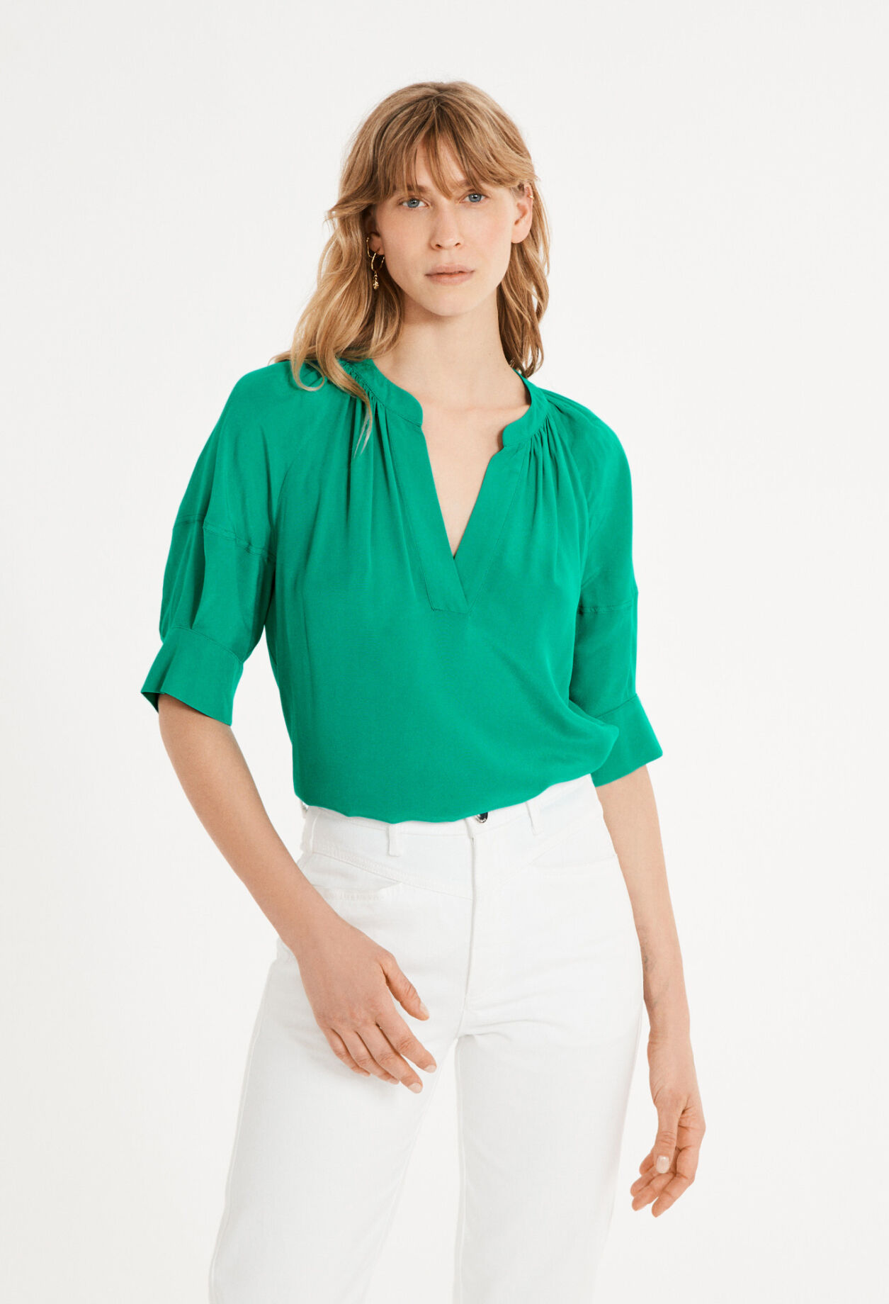 Fließende Bluse