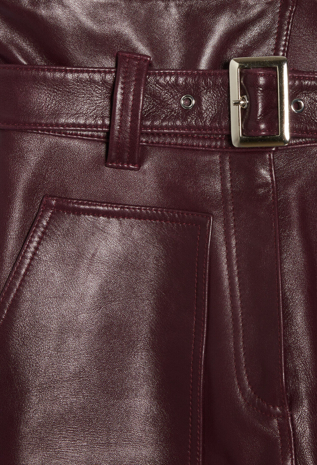Hose nachhaltigem Leder