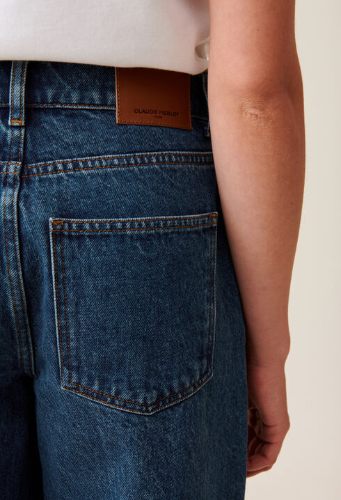 Jeans Michel, dunkelblauer Baggy