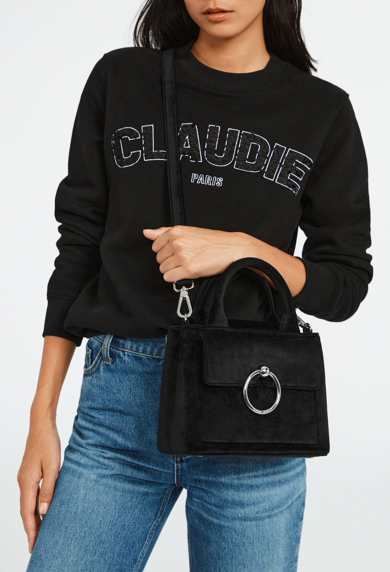 Kleine Tasche Anouck aus Cordsamt