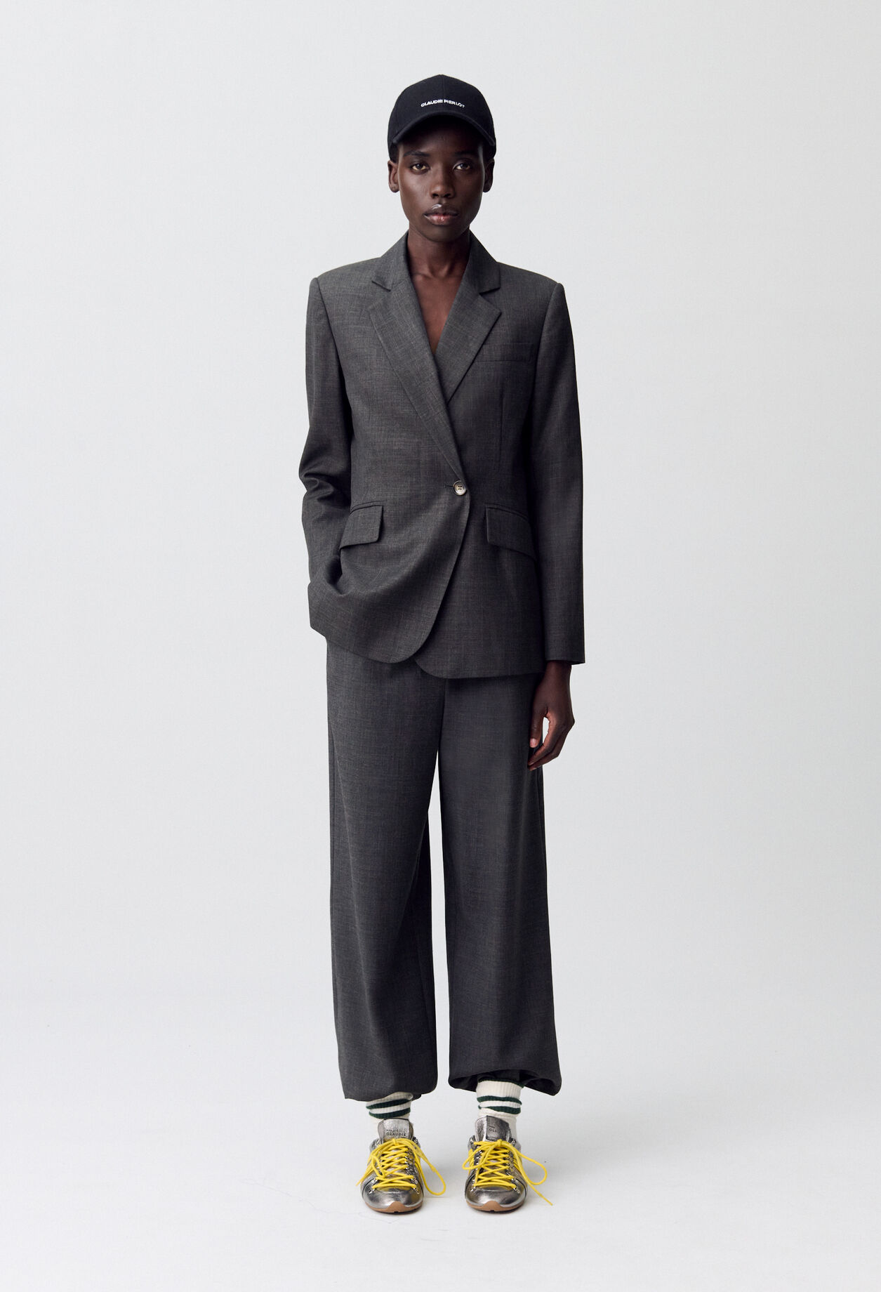 Blazer-Jacke im Anzugstil