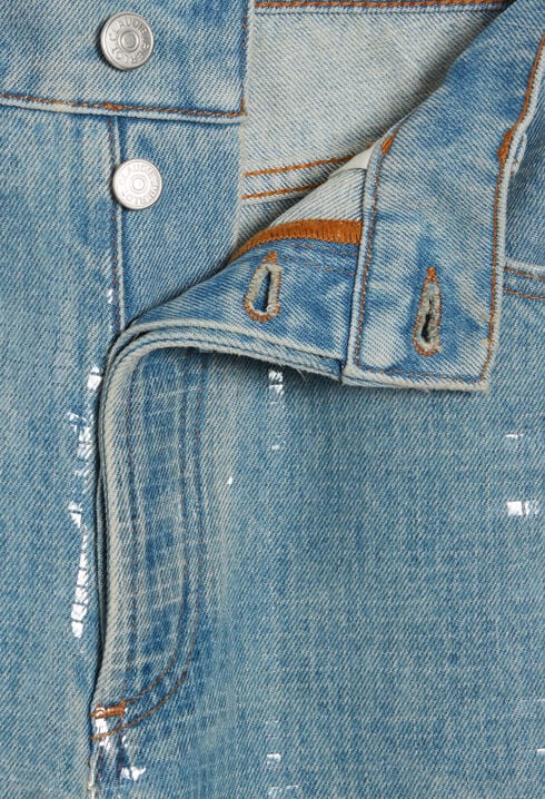 Blau straight Claude Jeans