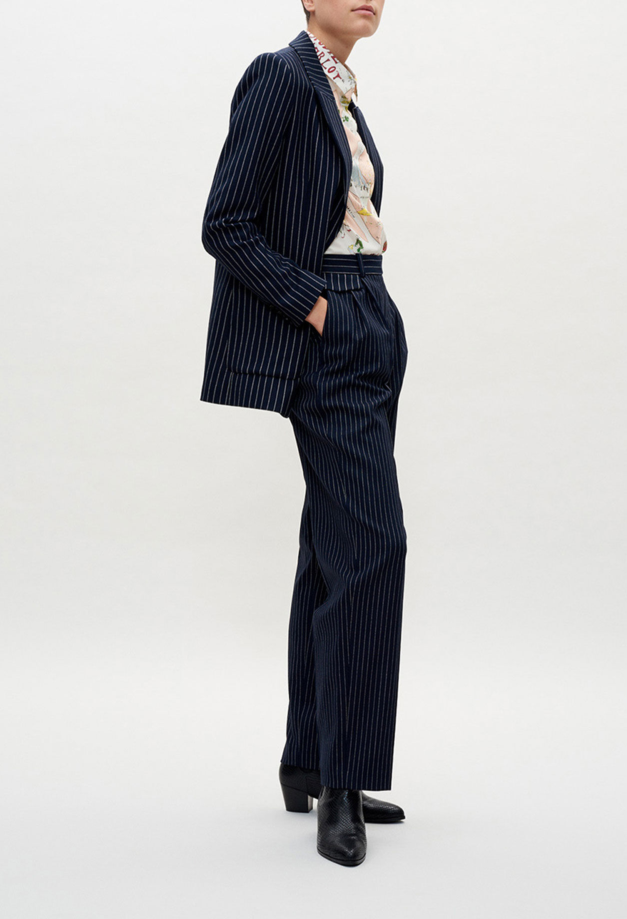 Gestreifter Blazer