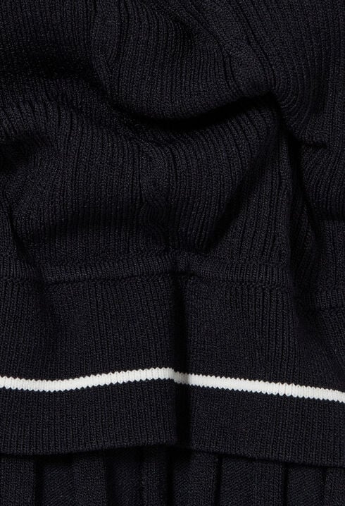 Strickhemdkleid